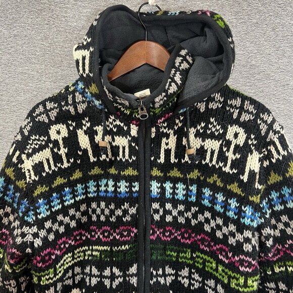 Lorenzi Wool Jacket Women’s Size XL Thick Wool Fleece Lined - Picture 3 of 14